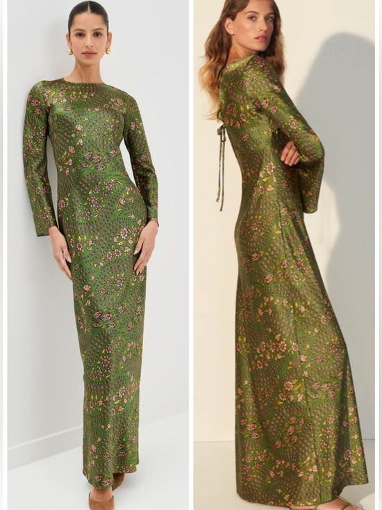 Veronica Beard Dresses & Skirts - VERONICA BEARD Gemma Maxi
Green Floral Dress SZ US 8
